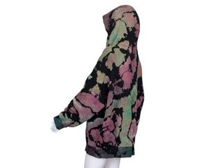 Women's XXL Reverse Tie-dye Buffalo Hoodie