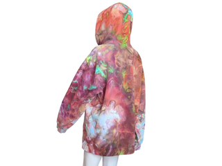 Men's XL Tie-dye Zip Up Hoodie