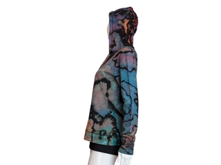 Women's Medium Tie-dye Lightweight Zip-up Hoodie