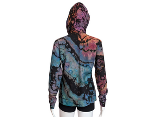 Women's Medium Tie-dye Lightweight Zip-up Hoodie