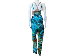 Women's Small Tie-dye Painter's Overalls