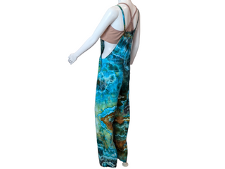 Women's Small Tie-dye Painter's Overalls