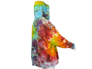 Women's XXL Tie-dye Pullover Buffalo Hoodie