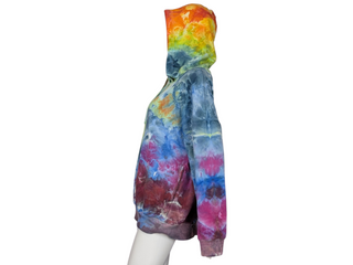 Women's XL Tie-dye Pullover Buffalo Hoodie