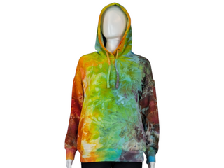 Women's Small Tie-dye Pullover Buffalo Hoodie