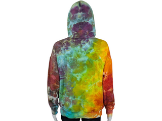 Women's Small Tie-dye Pullover Buffalo Hoodie