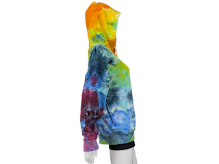 Women's Large Tie-dye Pullover Buffalo Hoodie