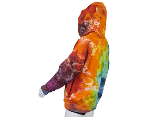 Women's Large Tie-dye Pullover Buffalo Hoodie