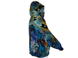 Women's XXL Reverse Tie-dye Pullover Hoodie