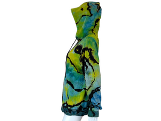 Men's Medium Reversed Tie-dye Zip-up Hoodie