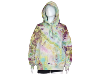 Women's Large Tie-dye Pullover Hoodie