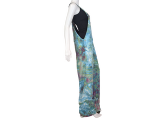 Women's Large Tie-dye Painters Overalls