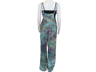 Women's Large Tie-dye Painters Overalls