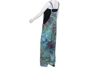 Women's Large Tie-dye Painters Overalls