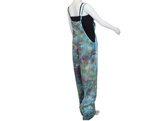 Women's Large Tie-dye Painters Overalls