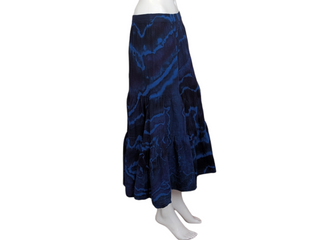 Women's Small Tie-dye Flowy Skirt