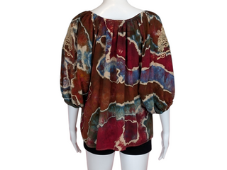 Women's Medium Tie-dye Rayon Top