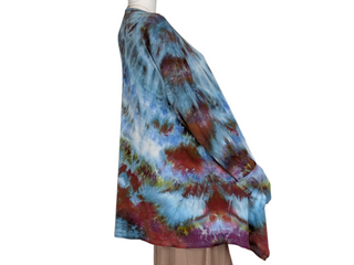 Women's  Medium Tie-dye Flowy Cardigan Top