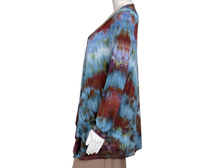 Women's  Medium Tie-dye Flowy Cardigan Top