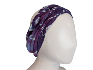 Purple Geode Tie-Dye Headband