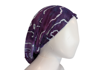 Purple Geode Tie-Dye Headband