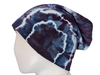 Tie-dye Slouchy Beanie Hat