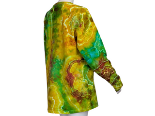 Men's Large Tie-dye Long Sleeve T-Shirt