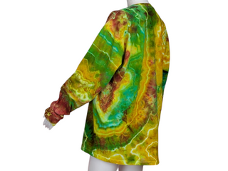 Men's Large Tie-dye Long Sleeve T-Shirt