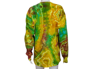 Men's Large Tie-dye Long Sleeve T-Shirt