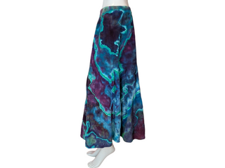 Women's Medium Reverse Tie-dye Flowy Skirt