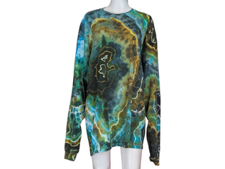 Men's 3XL Tie-dye Long Sleeve T-Shirt