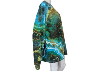 Men's 3XL Tie-dye Long Sleeve T-Shirt