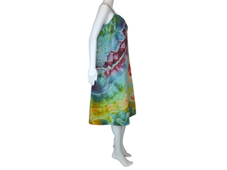 Women's Large Reverse Tie-dye Dress