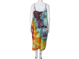 Women's Large Reverse Tie-dye Dress