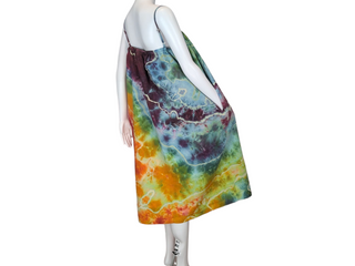 Women's Large Reverse Tie-dye Dress