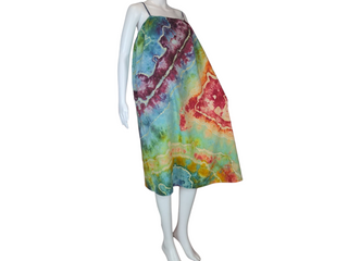 Women's Large Reverse Tie-dye Dress