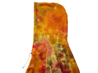 Women's XL Tie-dye Zip Up Hoodie