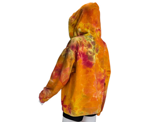 Women's XL Tie-dye Zip Up Hoodie