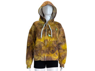 Women's XL Tie-dye Zip Up Hoodie