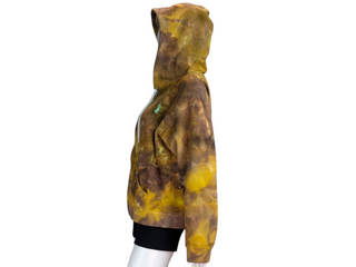 Women's XL Tie-dye Zip Up Hoodie