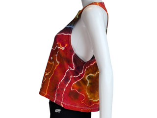 Women's Medium Tie-dye Racerback Tank Top