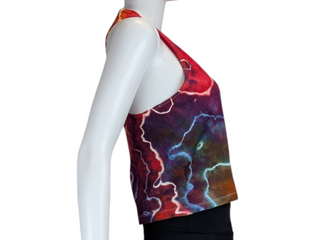 Women's XS Tie-dye Racerback Tank Top