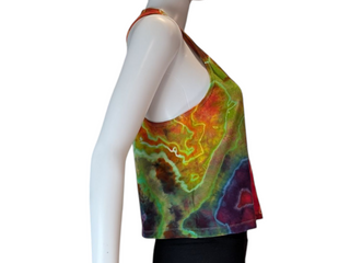 Women's Small Tie-dye Racerback Tank Top