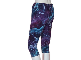 Women's Large Tie-dye Capri Leggings