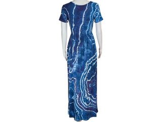 Women's Small Tie-dye Flowy T-shirt Dress