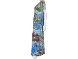 Women's Large Tie-dye Flowy T-Shirt Dress