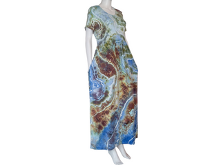 Women's Large Tie-dye Flowy T-Shirt Dress