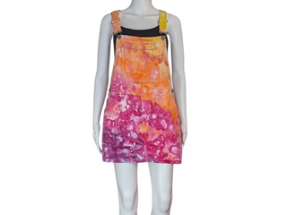 Women's Small Tie-dye Overall Dress