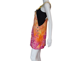 Women's Small Tie-dye Overall Dress