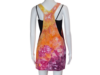 Women's Small Tie-dye Overall Dress